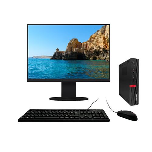 PC Lenovo M720Q i5-8400T 3.30Ghz 8Go 1To SSD WiFi W11 Et Ecran 27