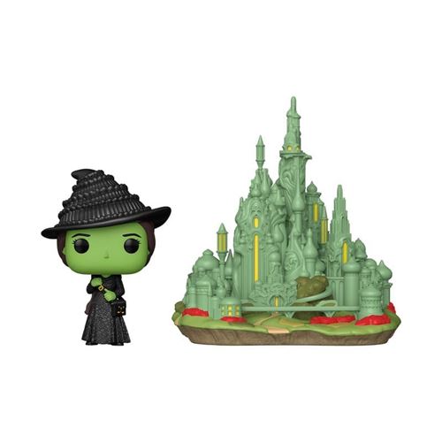 Non Communiqué Wicked - Figurine Pop! Elphaba Avec The Emerald City 9 Cm