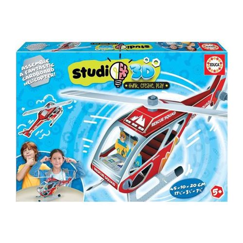 Educa Borras Educa Puzzle 3D Hélicoptère - Image 3