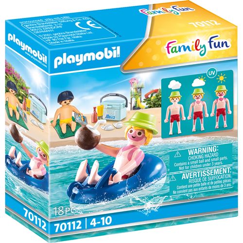 Playmobil 70112 Family Fun Vacancier Avec Coups De Soleil Et Bouée