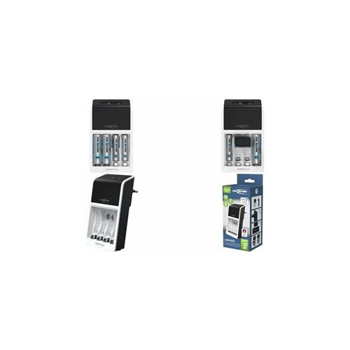 ANSMANN Chargeur rapide Comfort Plus, blanc/noir