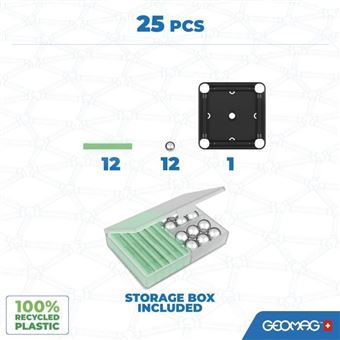 Jeu de construction Geomag Ecofriendly Glow