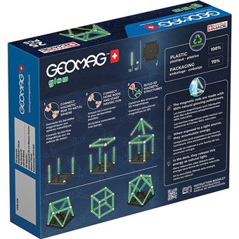 Jeu de construction Geomag Ecofriendly Glow