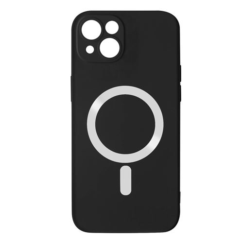 Coque pour iPhone 14 Plus Compatible Magsafe Protection Semi Rigide Soft-Touch Avizar noir