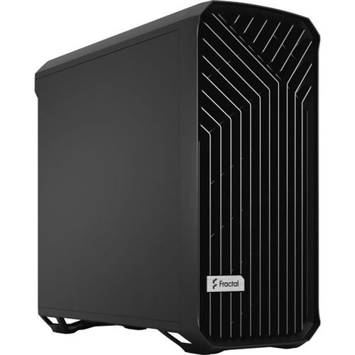 Fractal Design Torrent - Towermodel - uitgebreide ATX - geen voeding (ATX) - effen zwart - USB/Audio
