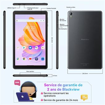 Acheter Blackview Tab 50 Wifi 8 pouces 5580mAh Android13 tablette 4 Go +  128 Go WifiTablet