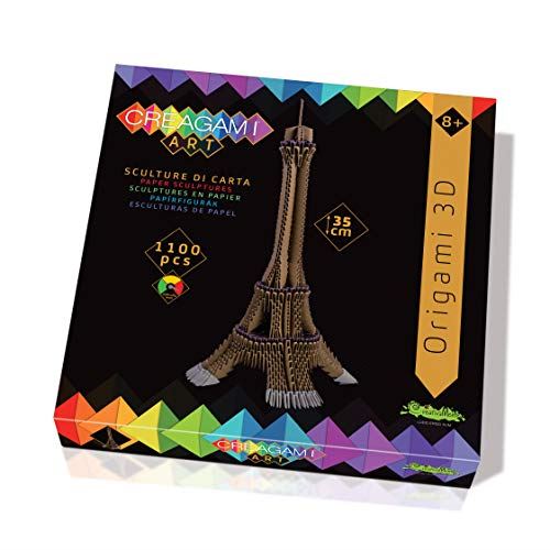CreativaMente Creagami Art Tour Eiffel Jeu dans Une boîte 742 Multicolore
