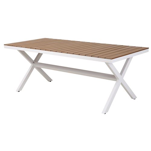 Table DKD Home Decor Extérieur Aluminium Résine (200 x 90 x 75 cm)