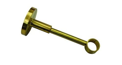 Gardinia support de tringle à rideau avec plaque de fixation en métal pour 1 tringle support fermé matériel de fixation inclus série chicago