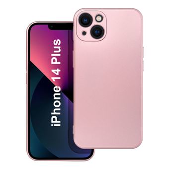 Coque Metal couleur Rose Pour iPhone 14 Plus Little Boutik© - 1