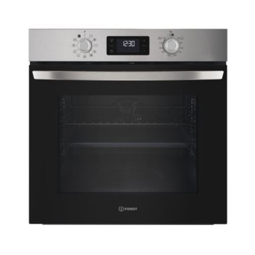 INDESIT Four Encastrable  890W 71L Argent&eacute; - IO 258H X
