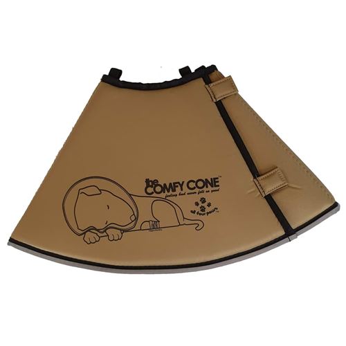 Comparer les prix de All Four Paws Collier animaux de compagnie Comfy Cone S Long 20cm Brun