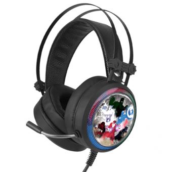 Mars Gaming MH-GLOW Casque de jeu 360 Full Chroma RGB Rose