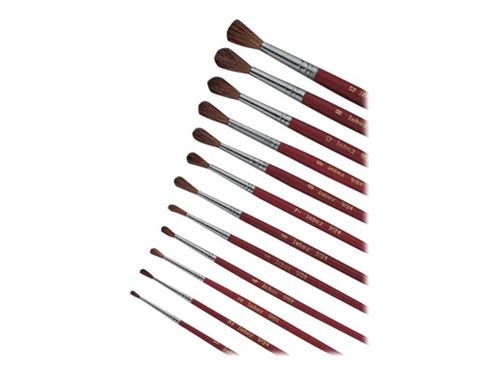 Lebez 9124 - Pinceau - rond - taille : 4 (pack de 12)