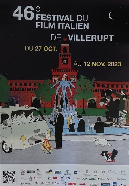 Affiche - 46e Festival du Film Italien - Villerupt 2023 - 60x84cm