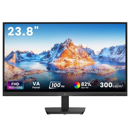 Moniteur de bureau KTC H24B9 Écran plat 16:9 VA FHD 1920 x 1080 à 100 Hz
