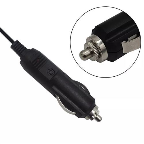 Câble de Chargeur Voiture Allume cigare 12-24 V 5,5 x 2,5mm 3A LED