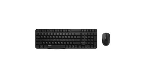 Non Communiqué Noir Kit Clavier Azerty + Souris Sans Fil "X 1800S"