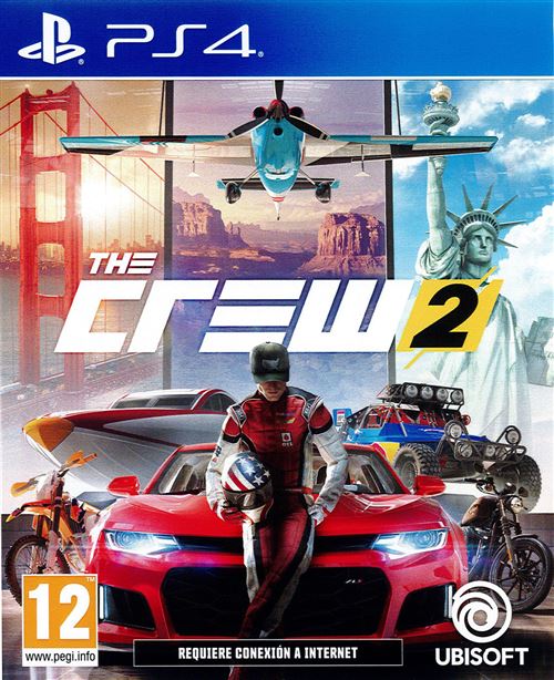 Sony The Crew 2, PS4 Standard Anglais, Italien PlayStation 4