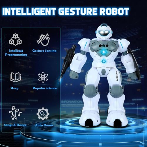 11€ sur VATOS RC Robot télécommandé pour enfant 6+ ans Intelligente et  Multifonction - Robot éducatif - Achat & prix