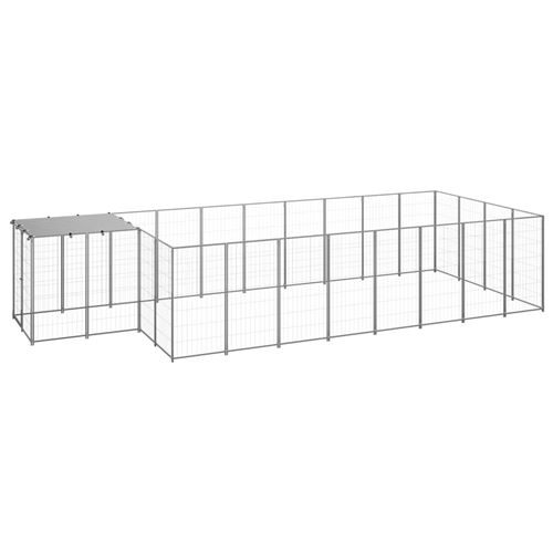 Comparer les prix de Chenil Argenté 10,89 m² Acier
