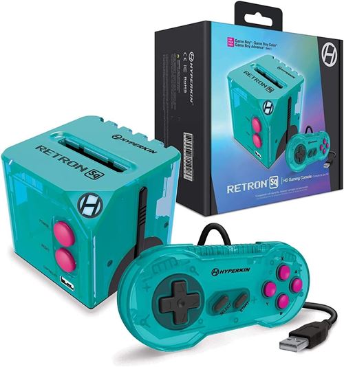 Hyperkin - Console Retron SQ Hyper Beach - Compatible Game Boy + Color (GB/GBC/GBA)