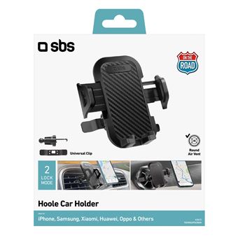 Support voiture avec clip à vis pour les bouches d'aérations - SBS