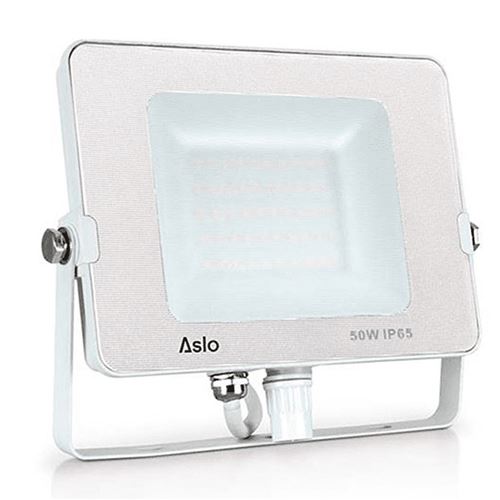Projecteur spot LED ASLO blanc 20W SMD 1600Lm Blanc chaud 3000K 230V Extérieur/Intérieur