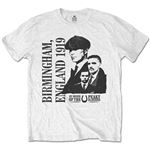 T-SHIRT PEAKY BLINDERS England 1919 UNISEXE BLANC TAILLE : L