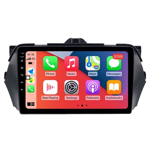 Autoradio Multimédia RoverOne Android CarPlay Android Auto GPS pour Suzuki Ciaz Alivio 2014 - 2018