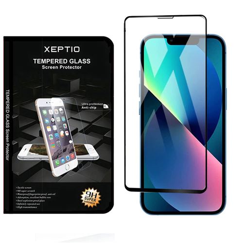 Protection écran complet Vitre en verre trempé Full cover noir pour Apple iPhone 16e / SE 4 2025 5G - XEPTIO