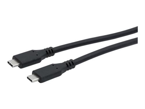exertis Connect - Câble USB - 24 pin USB-C (M) pour 24 pin USB-C (M) - USB 3.2 - 5 m - SuperSpeed+ 10 Gbps - noir