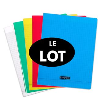 Cahiers Clairefontaine Séyès 96 Pages - Lot De 10 Pour École Ou Bureau