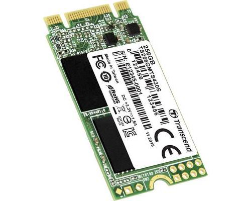 Transcend MTS430S - SSD - 256 Go - interne - M.2 2242 - SATA 6Gb/s