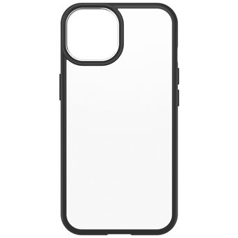 Coque antichoc OtterBox React pour iPhone 14 Transparent avec contours noirs