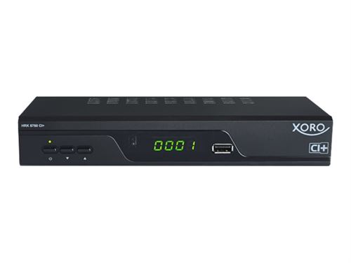 Xoro HRK 8760 CI+ - DVB digitale TV-ontvanger - zwart
