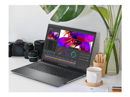 Dell Precision 5680 - Intel Core i9 - 13900H / jusqu'à 5.4 GHz - vPro Enterprise - Win 11 Pro - NVIDIA RTX 3500 Ada - 32 Go RAM - 1 To SSD NVMe, Class 40 - 16" OLED écran tactile 3840 x 2400 (WQUXGA) - Wi-Fi 6E - gris - clavier : Belge - BTP - avec 3 an