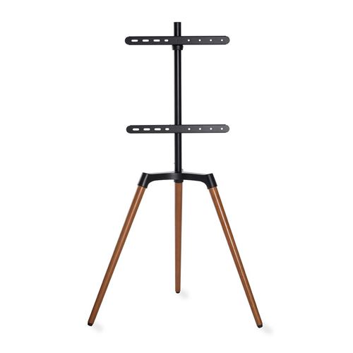 Nedis TV Floor Stand | 50 - 65 " | Maximum supported screen weight: 35 kg | Scandinavian Design | Rotatable | Anti-tip strap | Snap-lock | Aluminium /