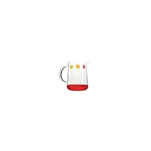 Pebbly - Pichet doseur - 1 L - Rouge - Image 2