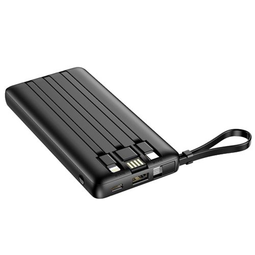 Batterie externe Phonillico Batterie externe 10000mAh USB USB-C micro-USB  Charge Rapide écran LED®