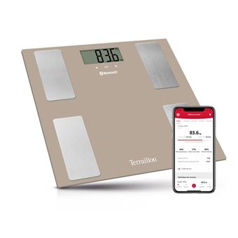 Pèse Personne Impédancemètre Terraillon Connecté Grand Plateau Verre 8 Mémoires - Coachconnect15125 - 1