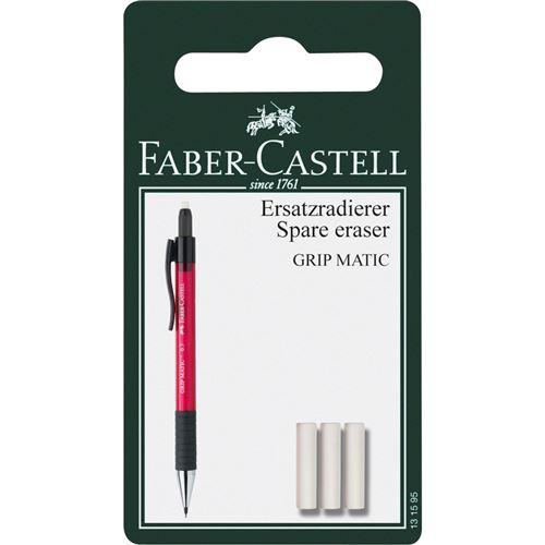 FABER-CASTELL Gomme de rechange pour porte-mines GRIP-MATIC