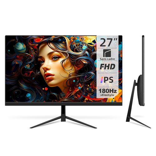 Moniteur PC -MICREAR - Gaming Écran PC -27'' - 180Hz - FHD (2560x 1440) - IPS