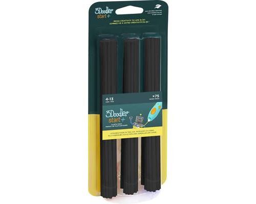 3Doodler 3DS-ECO10-BLACK-75 Start Filament PLA noir 75 pc(s)