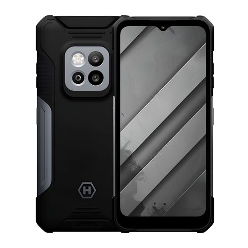 Téléphone Chantier IP69 Batterie 6500 mAh Android 14 Construction 2 5G Hammer Noir