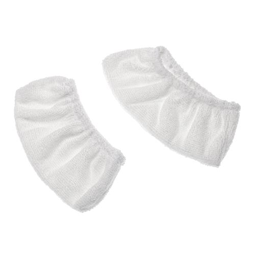 vhbw Lot de 2 lingettes compatible avec Kärcher SC 5 Iron Kit, SC 5 Premium, SC 5 Premium Iron Kit, SC 6.800 C balai vapeur