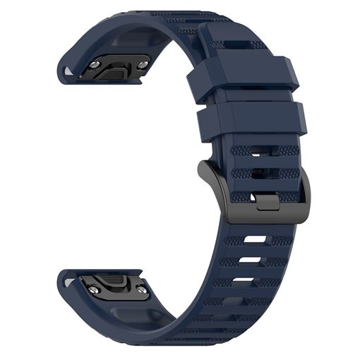 marque generique - Bracelet en silicone bleu pour votre Garmin