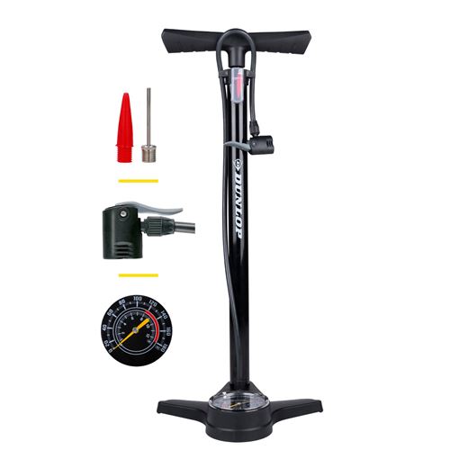 Dunlop - Pompe à vélo - Noir - 61 cm - Image 2