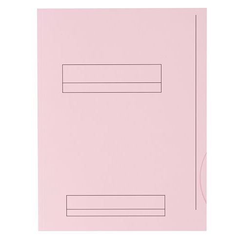Chemises dossier 2 rabats Fast 24 x 32 cm rose pastel - Paquet de 50 - Oxford