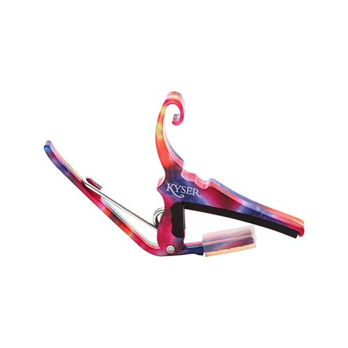 Kyser KG6TDA - Capodastre Quick-change guitare acoustique - Tie dye